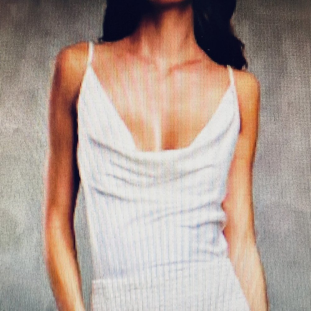 Sundays by Wearesunday-Soft Camisole 94% Silk 6% Spandex-Cream Color Size Med.